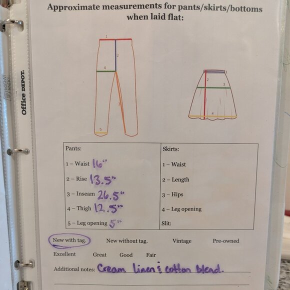 POLO RALPH LAUREN Nwt Belted Jogger 26 Cream Beige Light Tan Khaki Bone - Picture 14 of 14